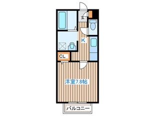 パセオ米ヶ袋の物件間取画像